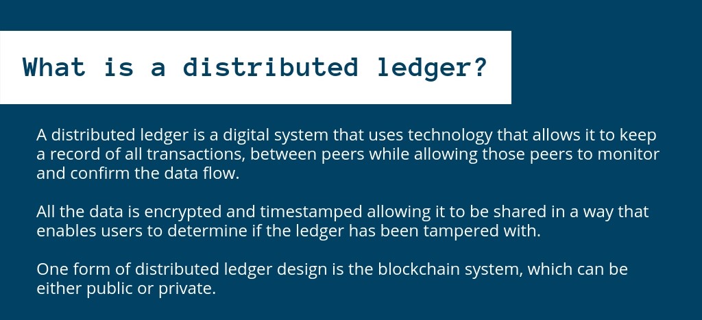 Distributed ledger technology